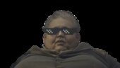 Duke con Gafas Thug life de Resident Evil 8 Village CON EXPRESIONES FACIALES EN BOCA