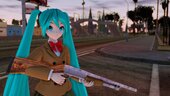 PDFT Hatsune Miku Mousou Girl + Animated Face