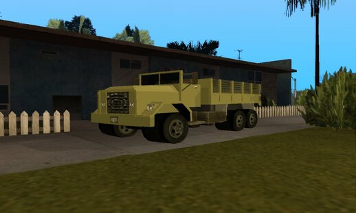 GTA 3 Alpha original Armytruck (Barracks) for GTA SA