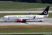 Scandinavian Airlines Boeing 737-883WL LN-RRL Star Alliance livery