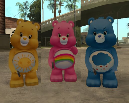 Care Bears Skin Pack For San Andreas