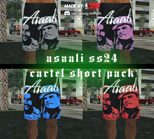 ASAALI SS24 Cartel Short Pack for Franklin