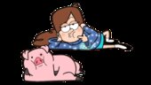 Waddles o Pato el Cerdito de Mabel Pines de Gravity Falls