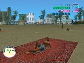 Sunbathing In OceanBeach For GTA Vice City