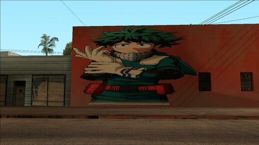 Mural Izuku Midoriya