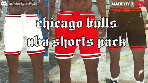 Chicago Bulls NBA Shorts Pack