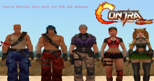 Contra Returns Skin Pack