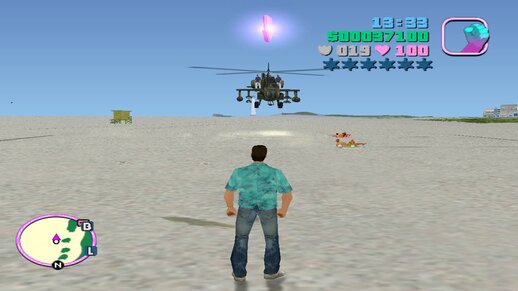 Vercetti Gang Guards In Helicopter