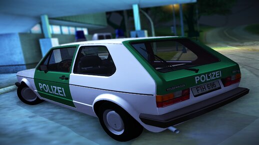 Volkswagen Golf Mk1 Polizei 1985