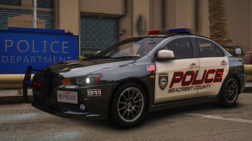 NFSHP: 2008 Mitsubishi Lancer Evolution X SCPD [Add-On | NON ELS | Sounds | Template]