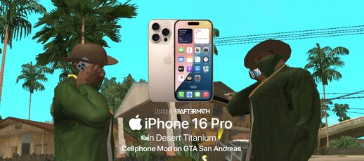 iPhone 16 Pro In Desert Titanium Cellphone Mod