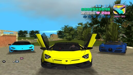 Lamborghini Aventador SVJ for GTA Vice city pc 