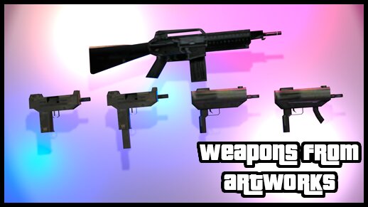 (SA STYLE) Weapons from Artworks