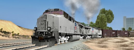 ES44AC UNION PACIFIC TRAIN PACK with smoke effect