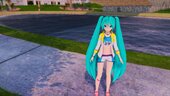 PDFT Hatsune Miku Running + Animated Face