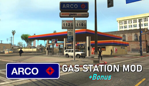  1990s ARCO gas station + bonus