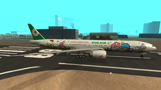 EVA Air Boeing 777-36NER B-16722 Hello Kitty Shining Star Livery