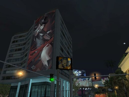 Guilty Gear Strive Testament Queen Dizzy Billboards Jack-O' Valentine Mural