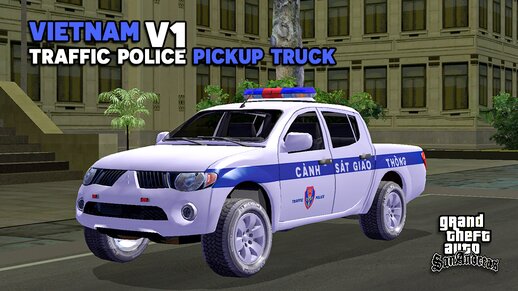 Vietnam Traffic Police Pickup Truck V1 - Xe Bán Tải CSGT Việt Nam V1