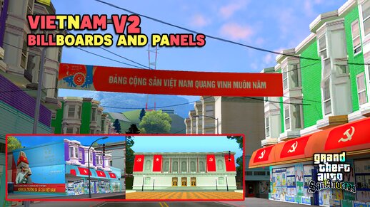 Vietnam Billboards And Panels V2 - Biển Quảng Cáo Và Biểu Ngữ Việt Nam V2