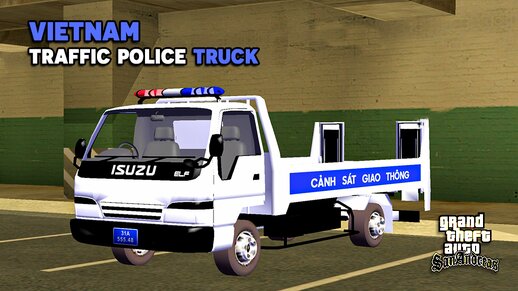 Vietnam Traffic Police Truck - Xe Tải CSGT Việt Nam