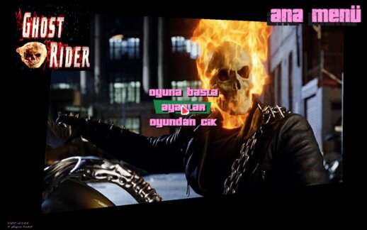 Ghost Rider Menu