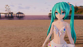 PDFT Hatsune Miku Polka Dot Bikini + Animated Face