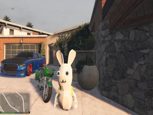 Rabbid (Raving Rabbids) Addonped