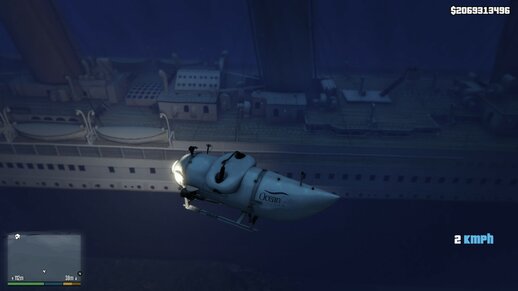 Titanic Underwater exploration [Menyoo]creat by me.