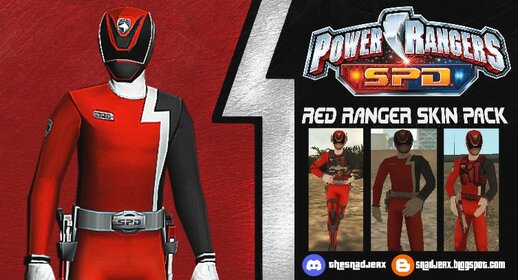 Red Ranger S.P.D Skin Pack (Power Rangers S.P.D)