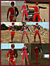 Red Ranger S.P.D Skin Pack (Power Rangers S.P.D)