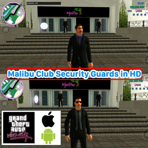 Malibu Club Security Guards in HD for Mobile