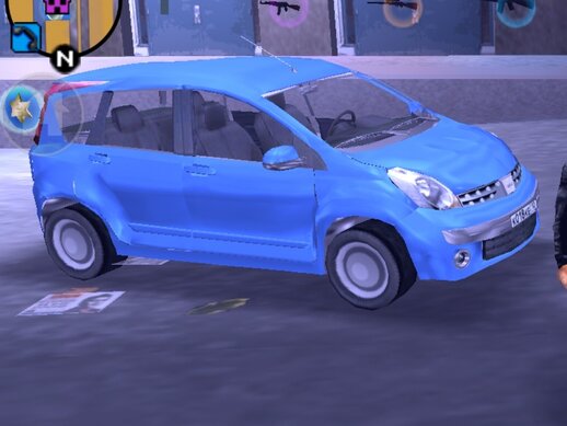 2007 Nissan Note Lowpoly for Mobile