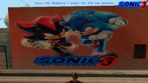 Sonic the Hedgehog 3 Mural