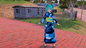 PDFT Hatsune Miku Yukata Style + Animated Face