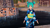 PDFT Hatsune Miku Yukata Style + Animated Face