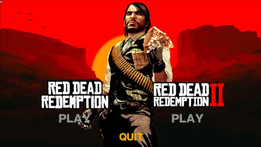 Menus and Loading Screens in the style of Red Dead Redemption