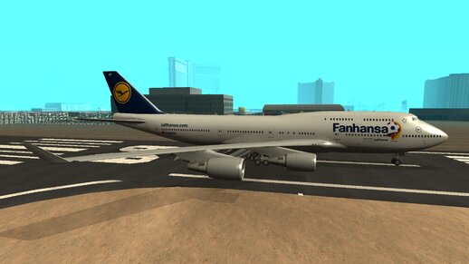 Lufthansa Boeing 747-430 D-ABVK Fanhansa Livery