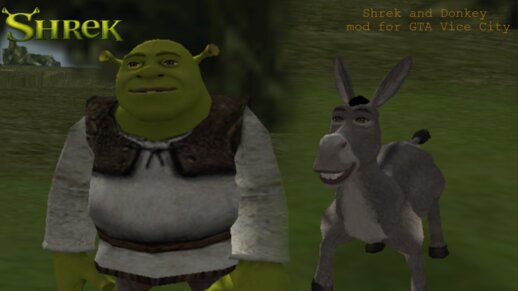 Shrek and Donkey