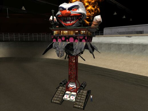 Tower Tooth (selection menu version) from Twisted Metal: Head-On (PSP)