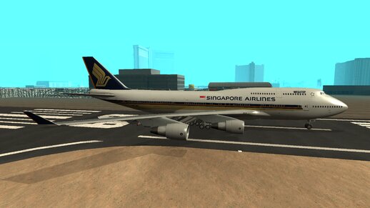 Singapore Airlines Boeing 747-412 9V-SMA