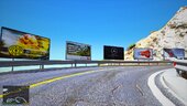 DNX Chiliad Town - Real Brand Billboards, California Los Angeles Sign, 247 to 711, Vending Machines