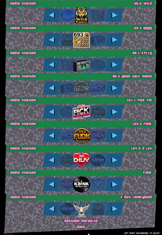 Roadkill Radio Stations V2