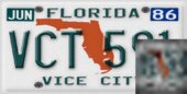 HD Original Vice City License Plates for Next-Gen Edition