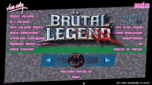 Brutal Legend Mouth of Metal Radio Station