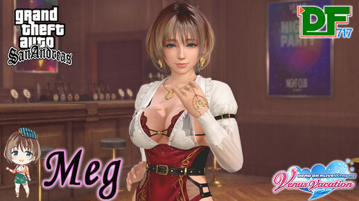 DOAXVV dead or alive Meg Nocturne Cavallo