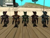 Ratchet (with multiplayer versions of the Marauder Armor) from Ratchet: Deadlocked (PS3)