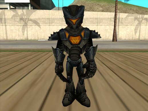 Ratchet (with Player 2's Marauder Armor) from Ratchet: Deadlocked (PS3)