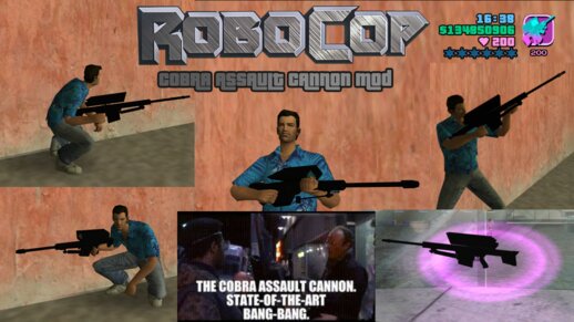 RoboCop Cobra Assault Cannon Mod