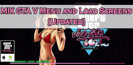 MIX GTA V Menu & Load Screens [Updated] for Mobile